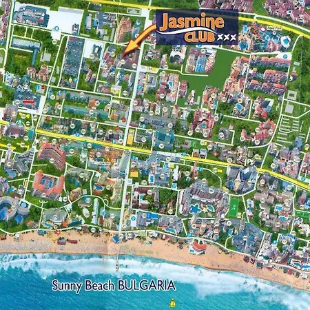 Studio In Club Jasmine For 3 Guests & Free Parking Sunny Beach